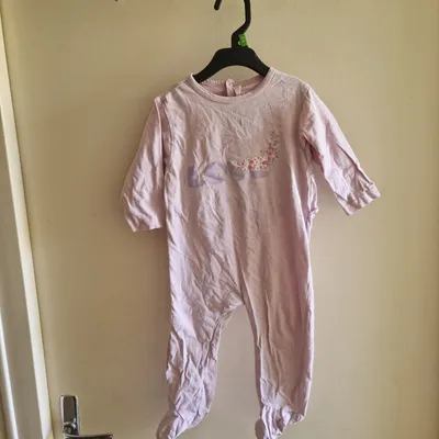 18 mois pyjama fin rose lila